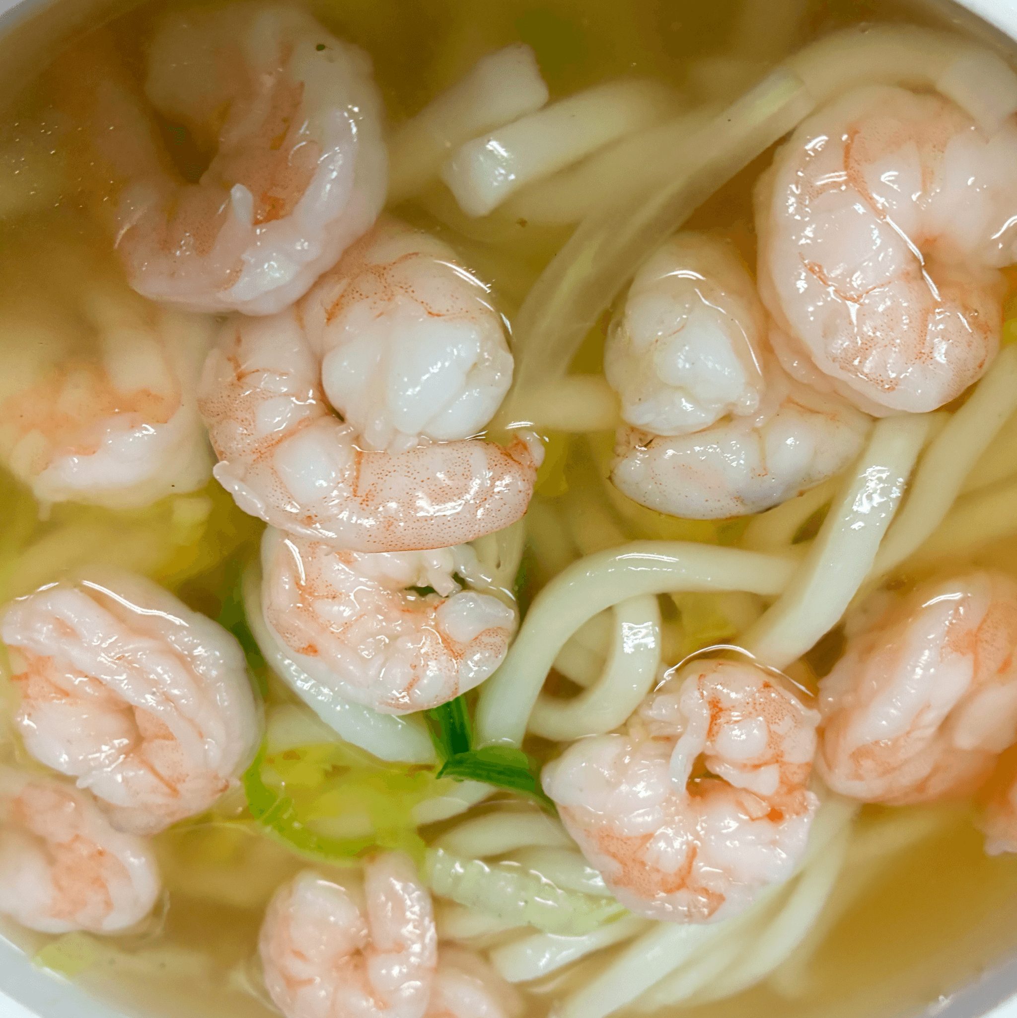 Shrimp Udon Soup.