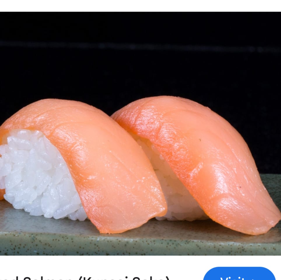 Smoked Salmon Sushi.