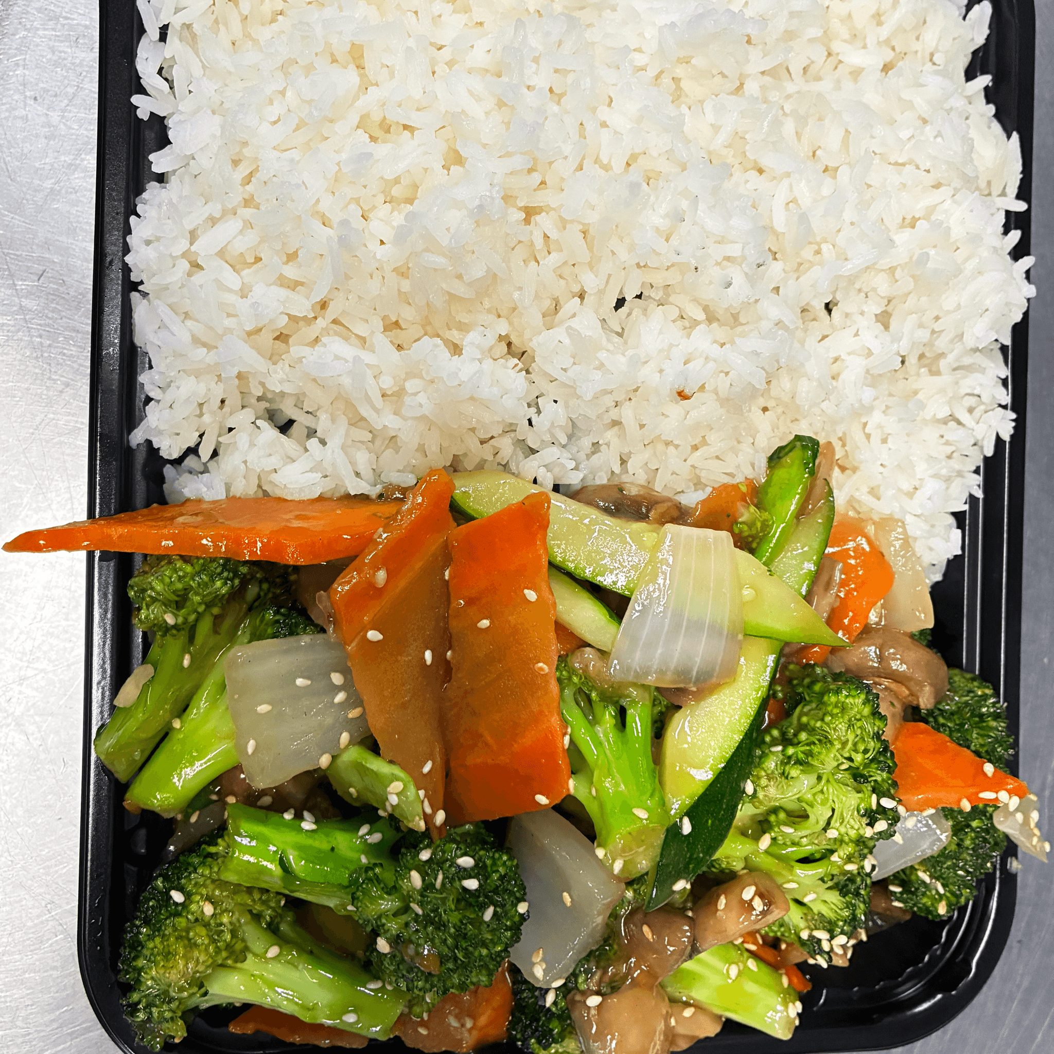 Vegetable Hibachi Dinner.