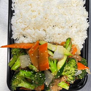 Vegetable Hibachi Dinner