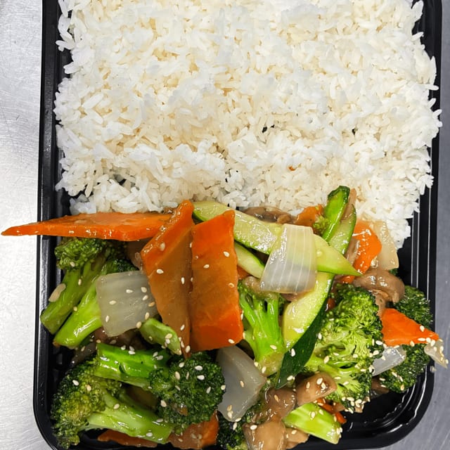 Vegetable Hibachi Dinner.