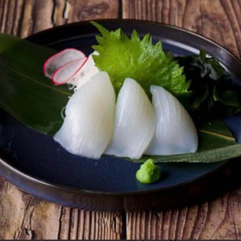 Squid Sashimi.