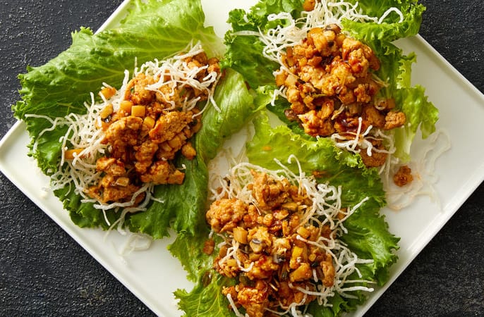 Chicken Lettuce Wrap.