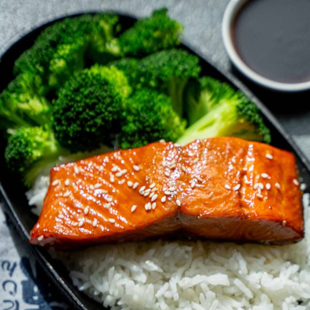 Salmon Teriyaki.