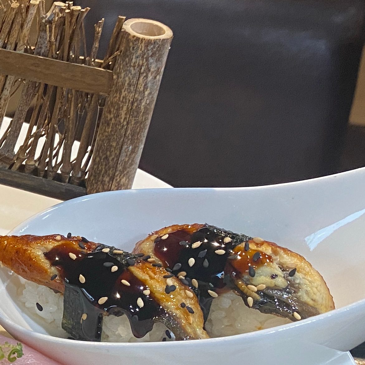 BBQ Eel Sushi.