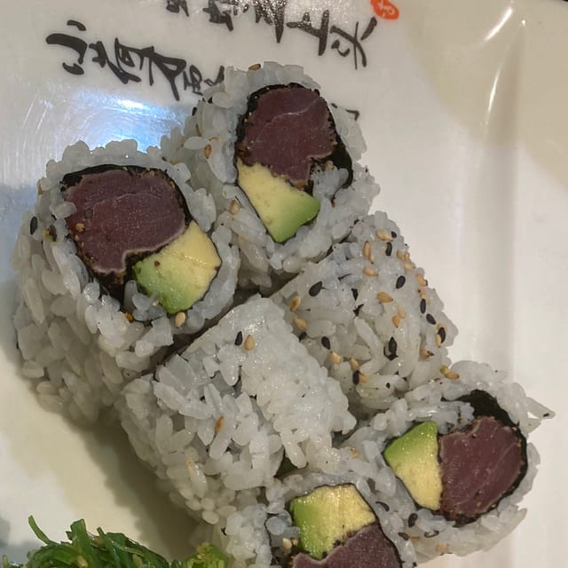 Pepper Tuna Avocado Roll.