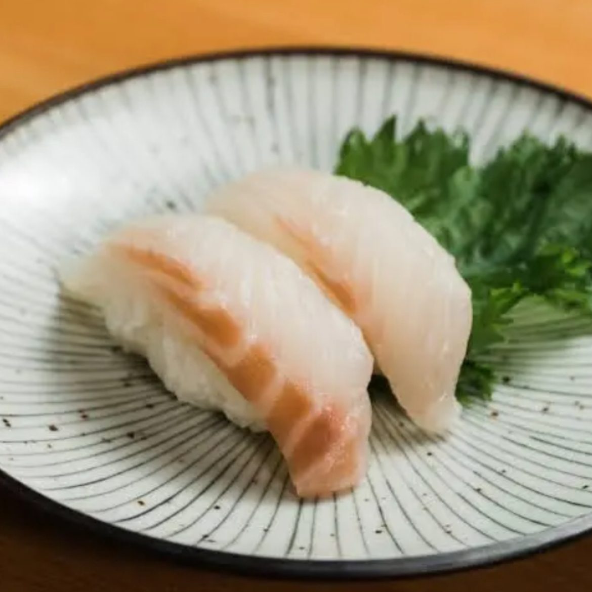 Sea Bass Sushi.