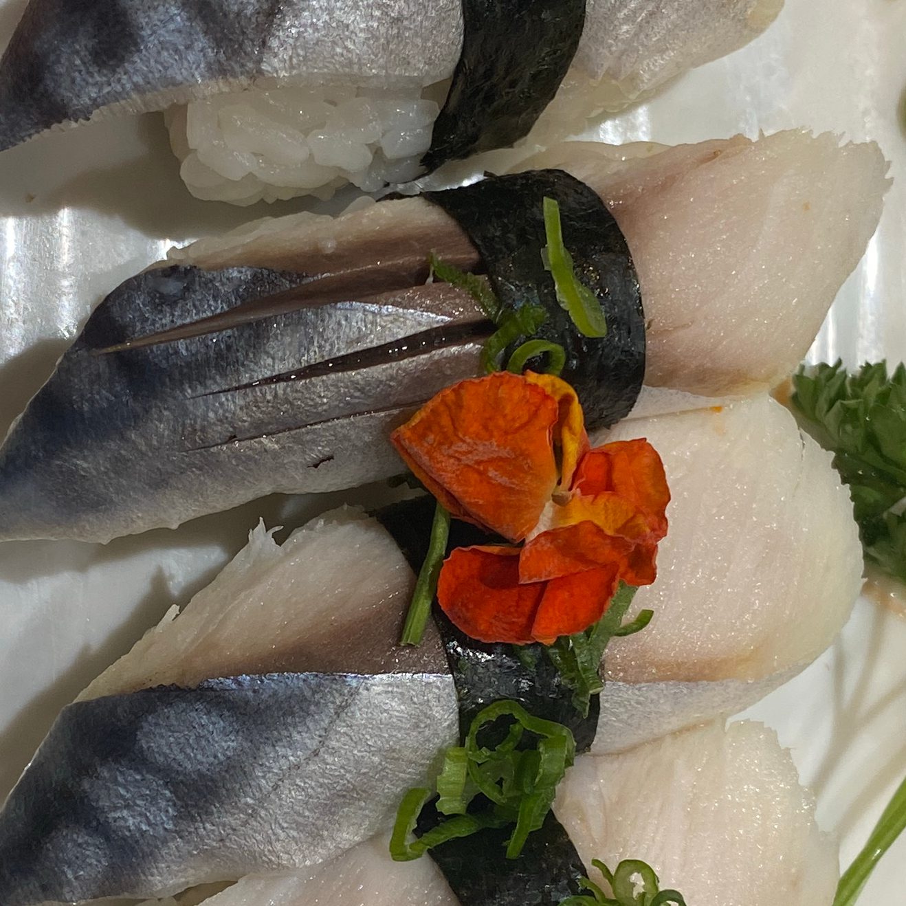 Mackerel Sushi.