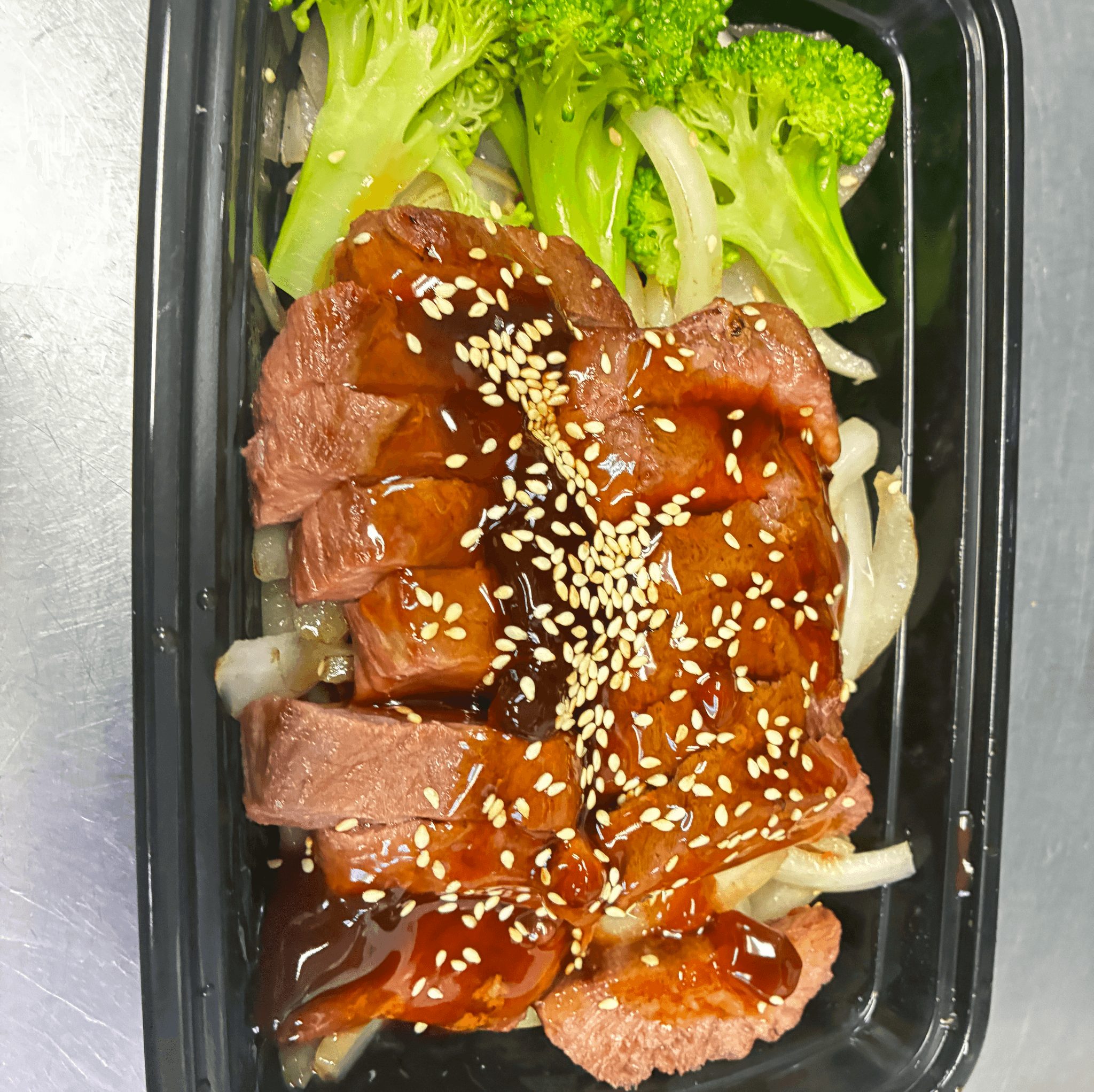 Steak Teriyaki.