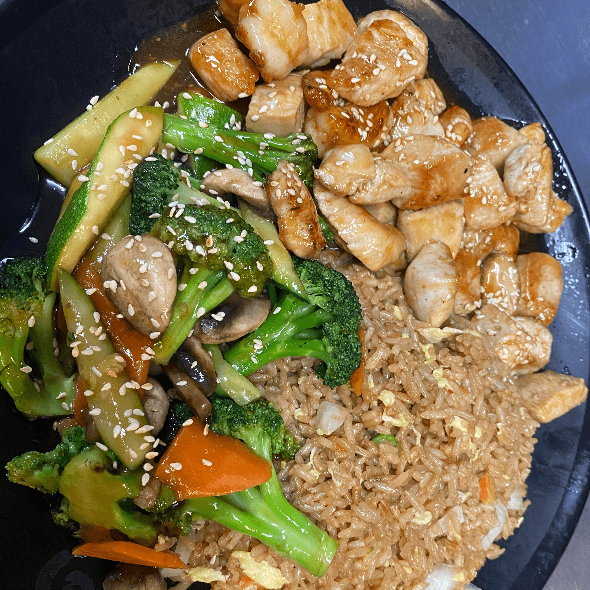 Chicken Hibachi Dinner.