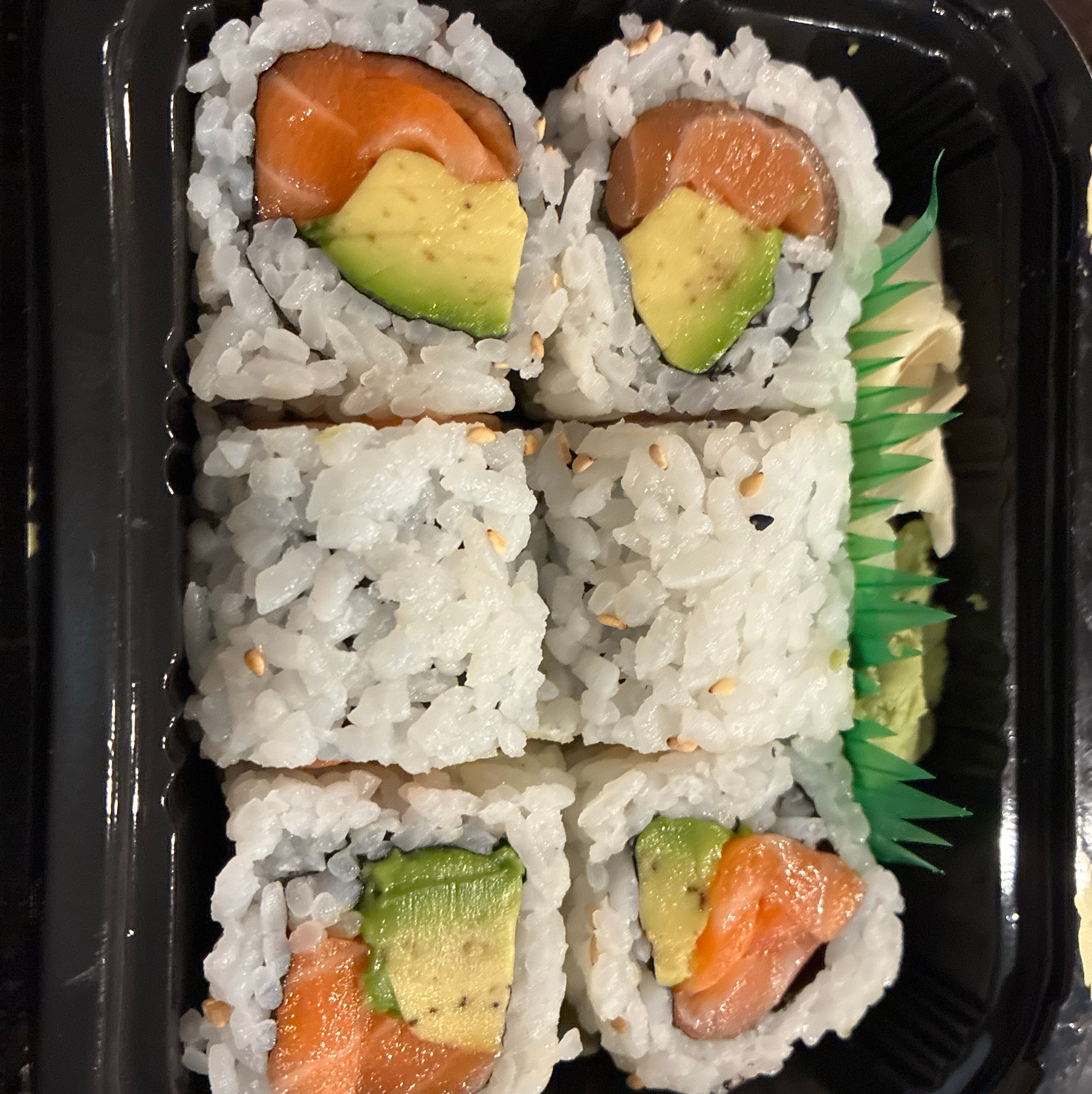 Salmon Avocado Roll.