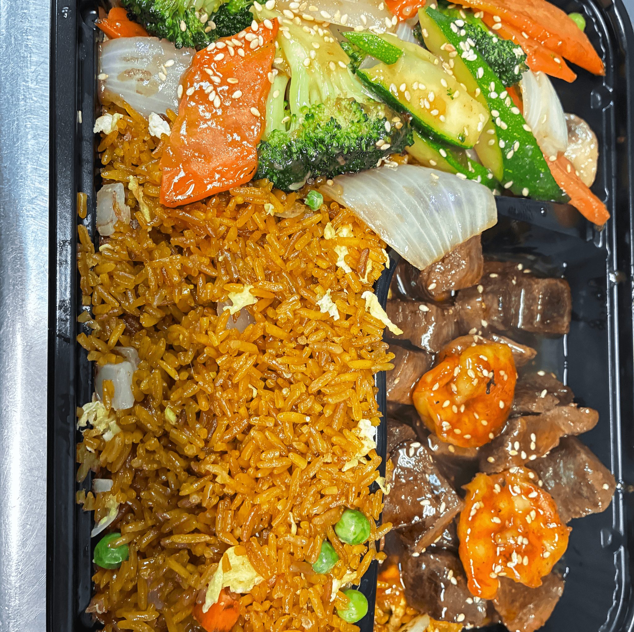 Steak Hibachi Dinner.