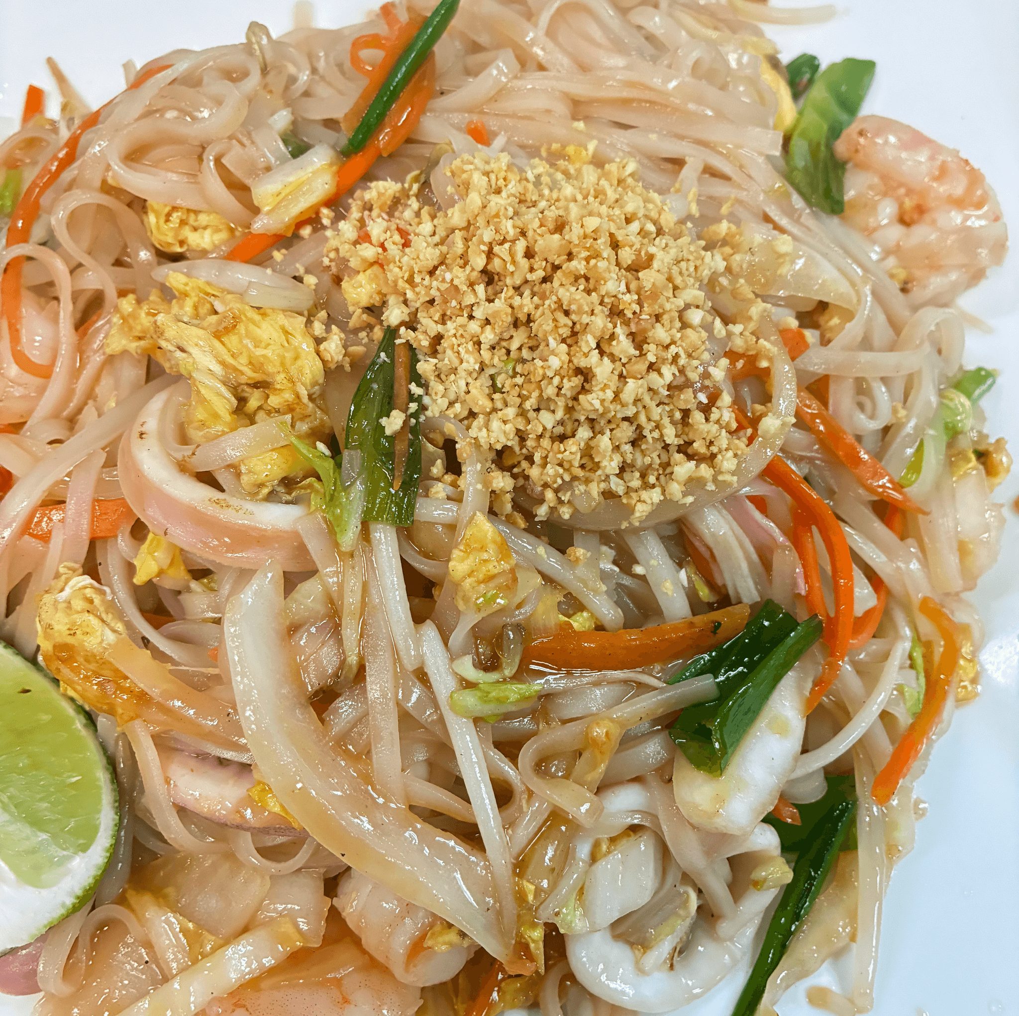 Seafood Pad Thai.
