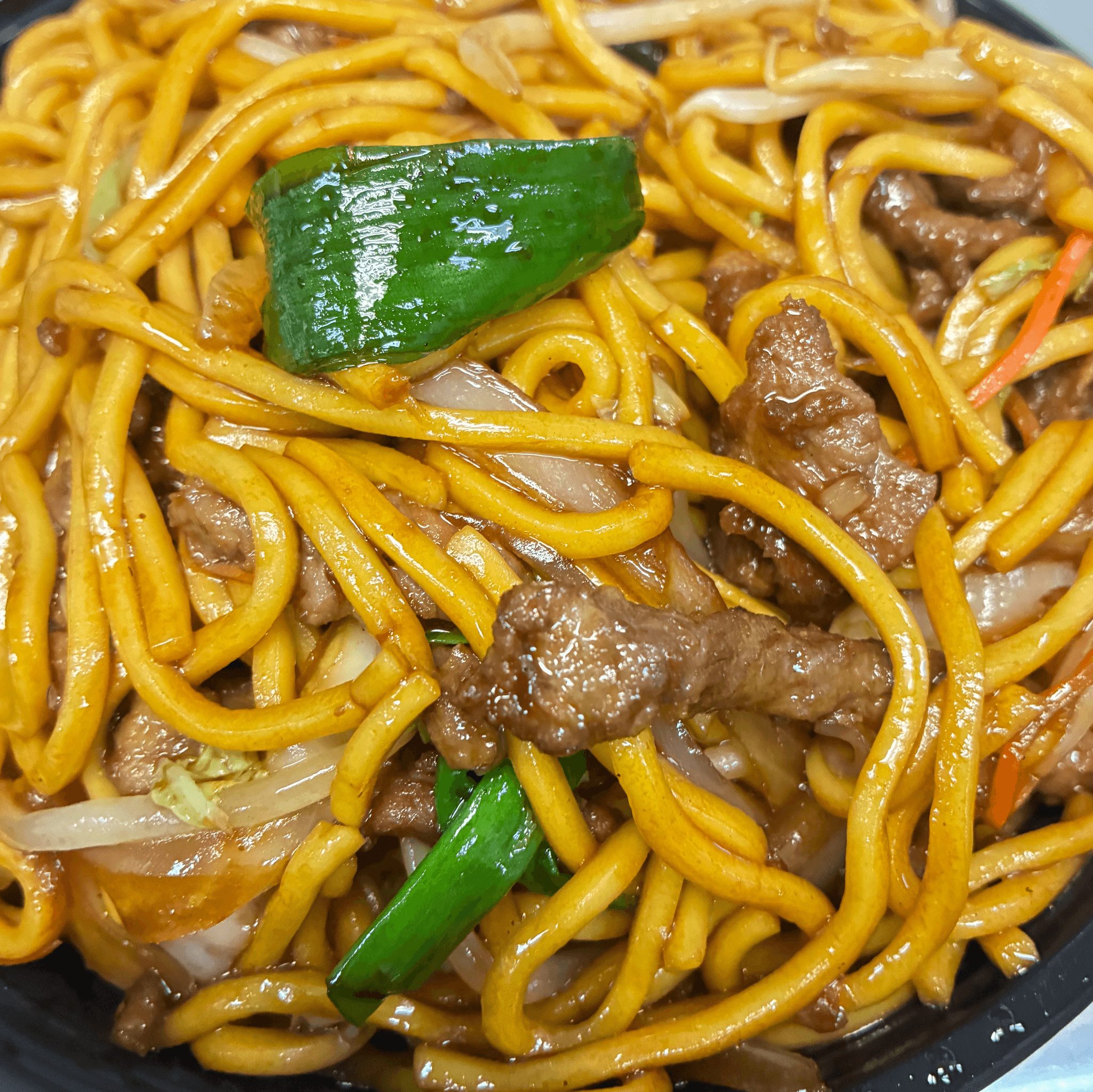 Beef Lo Mein.