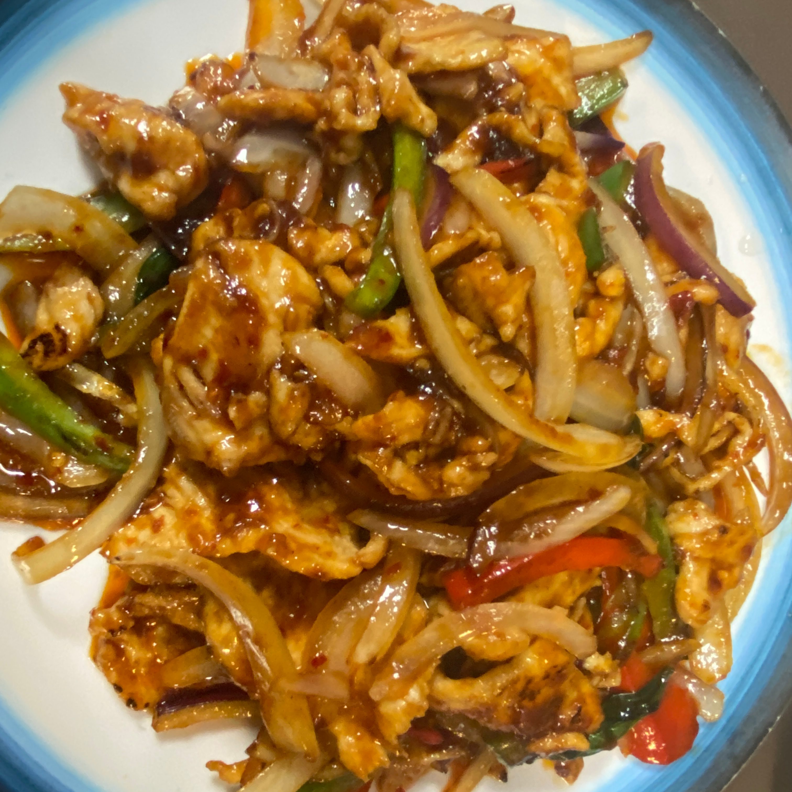 Thai Basil Chicken.
