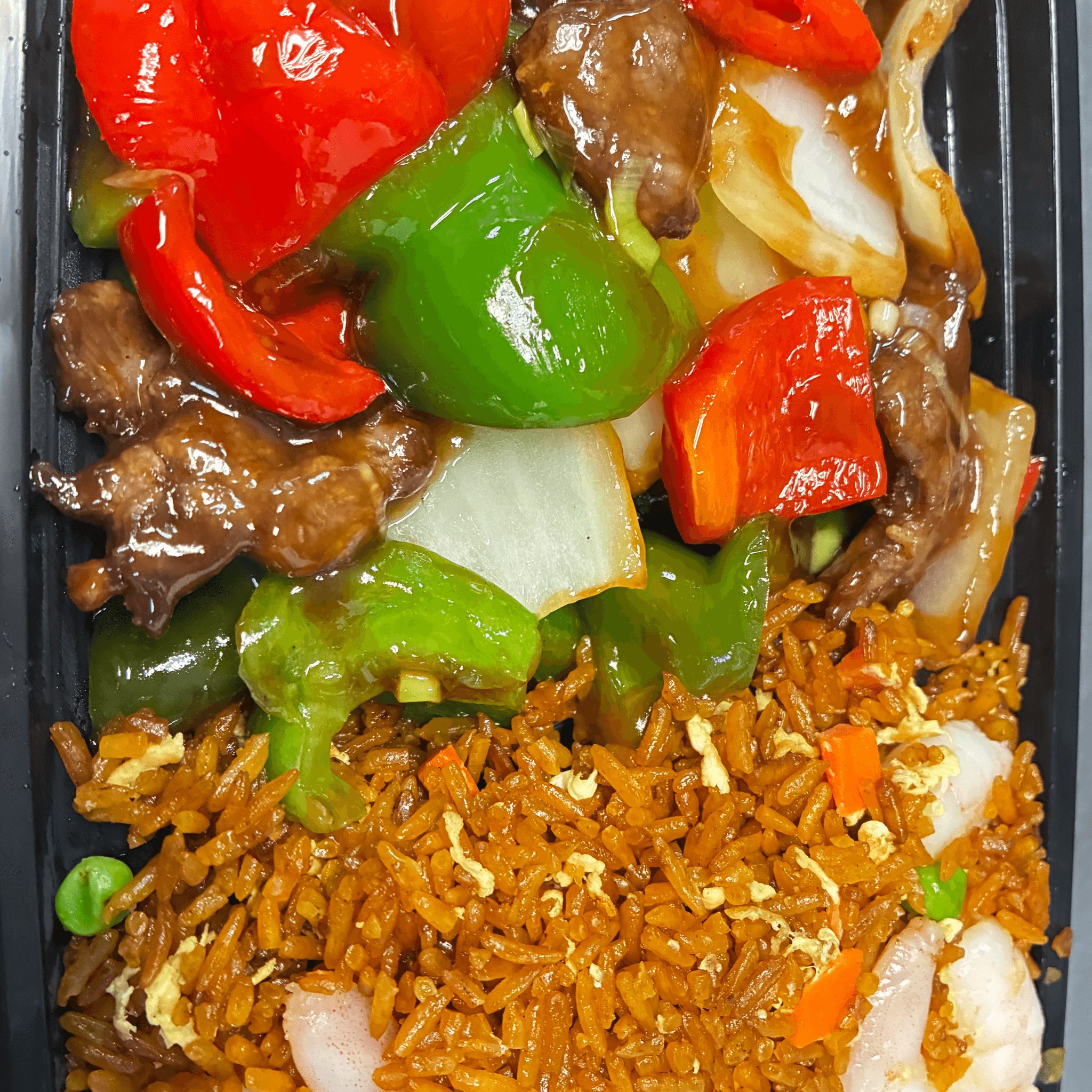 Pepper Steak with Onion Combo.