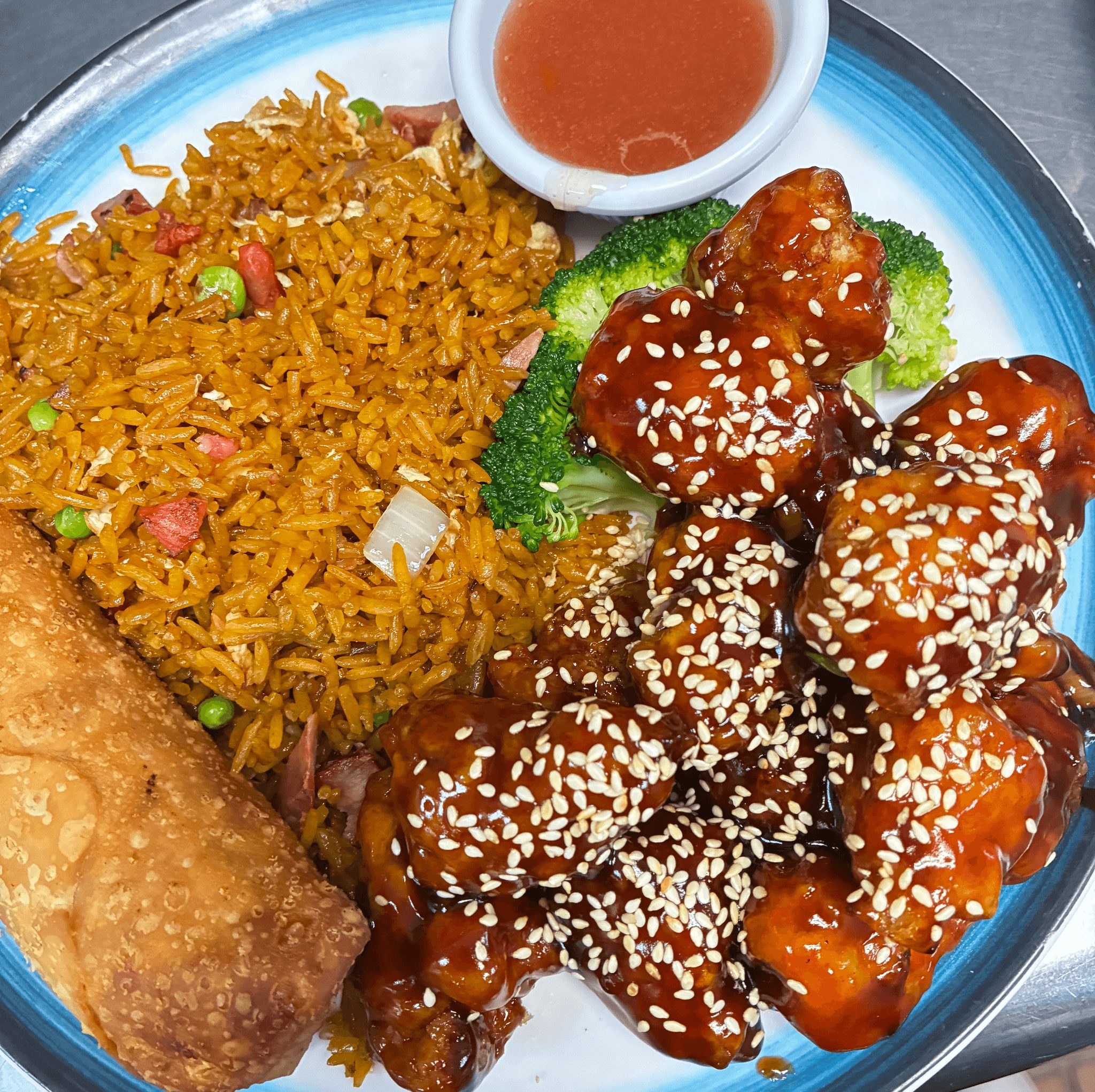 Crispy Sesame Chicken Combo.