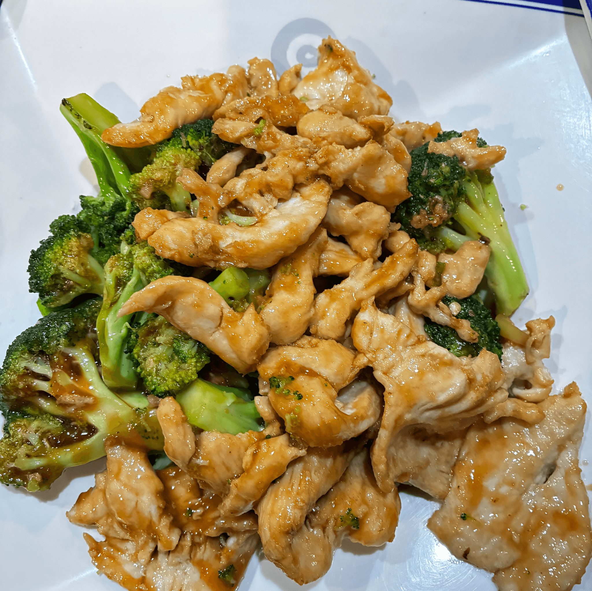 Chicken with Broccoli.