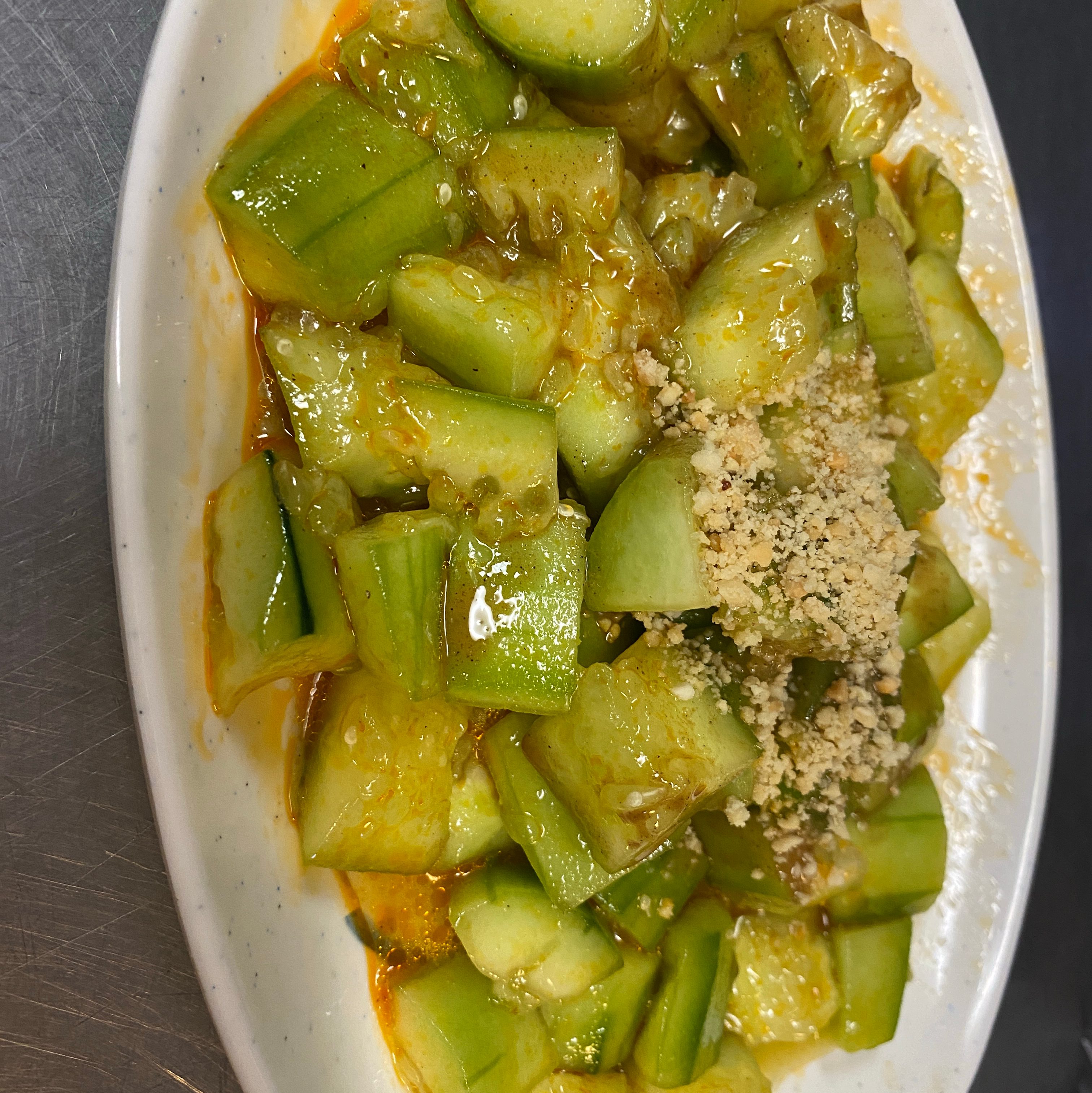 Spicy Cucumber Salad 凉拌黄瓜.