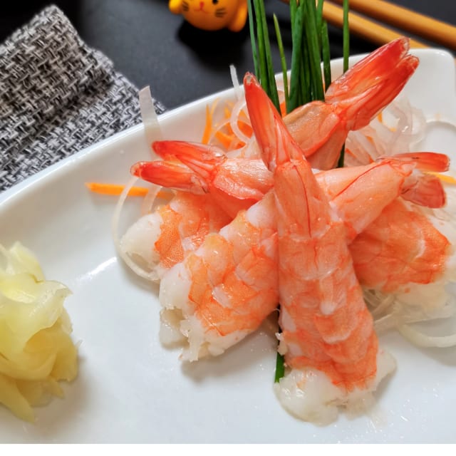 Shrimp Sashimi.