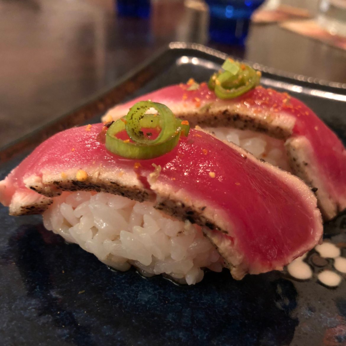 Pepper Tuna Sushi.
