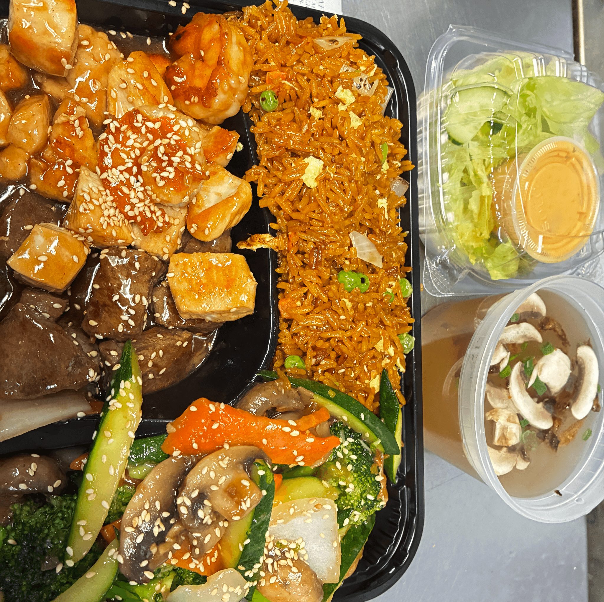 Steak & Chicken Hibachi Combo.