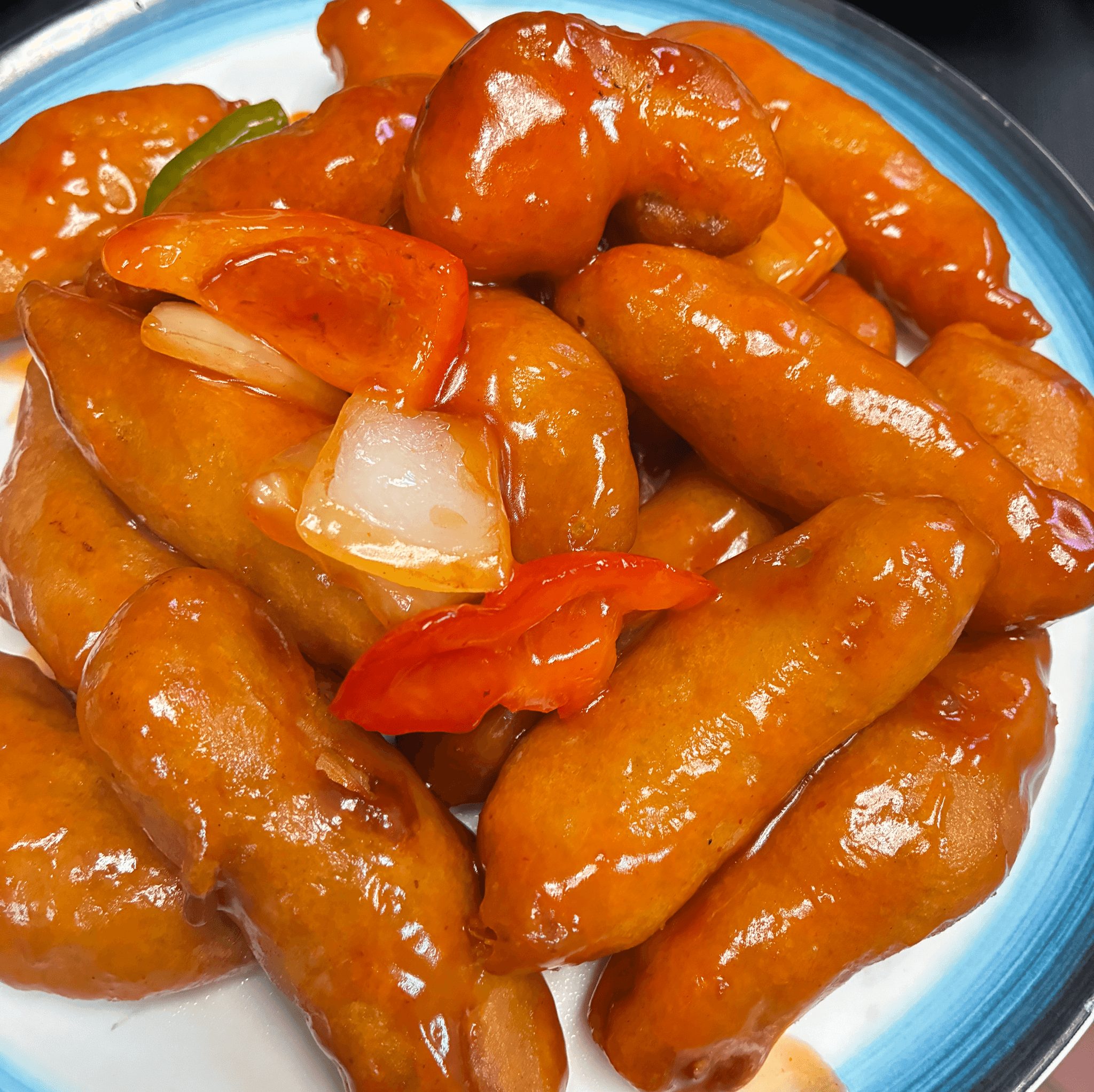 Sweet Sour Chicken.
