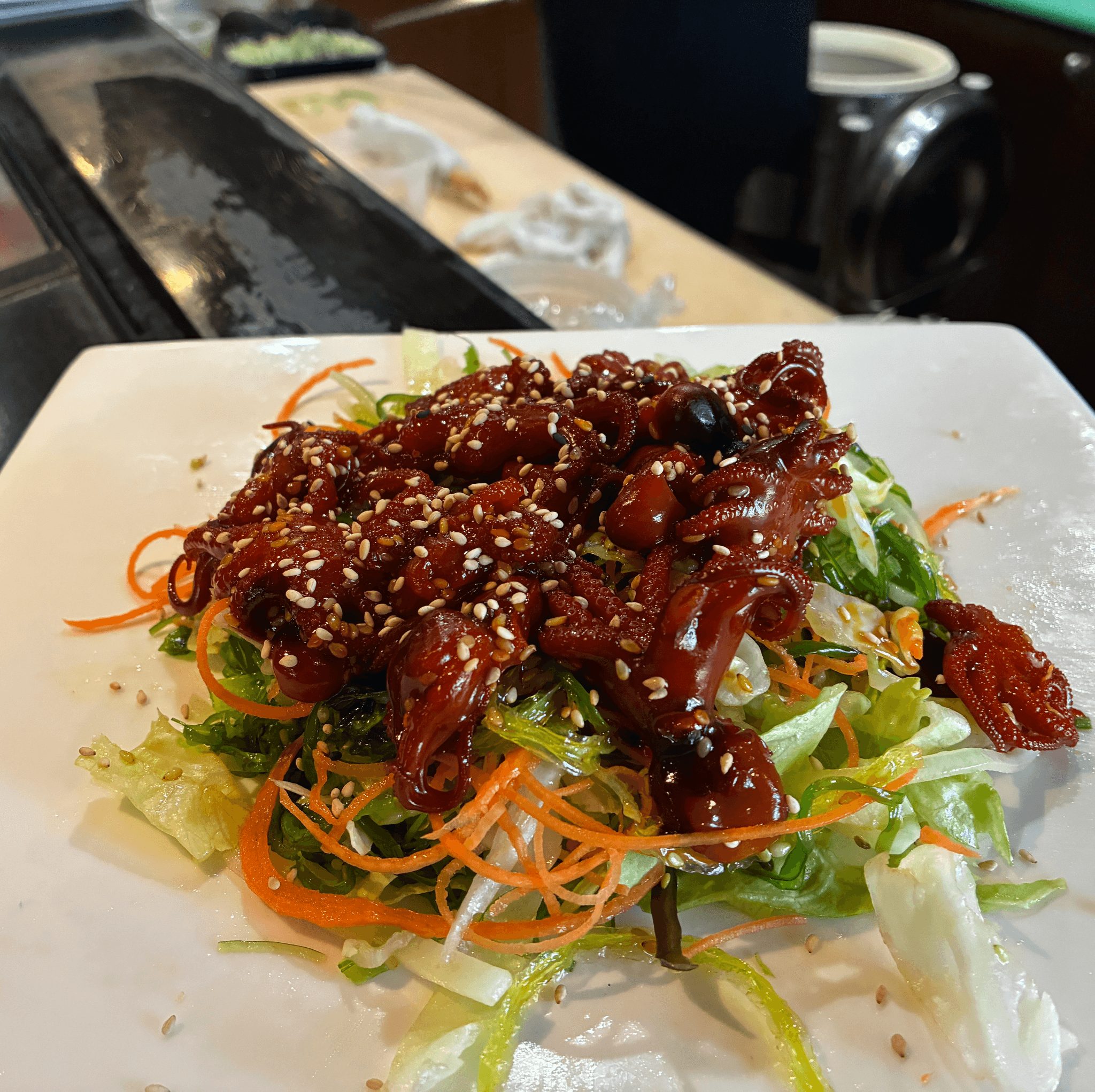 Baby Octopus Salad.